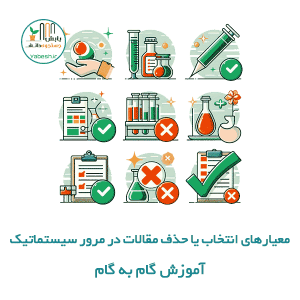 معیارهای انتخاب یا حذف مقالات در مرور سیستماتیک؛ آموزش گام به گام